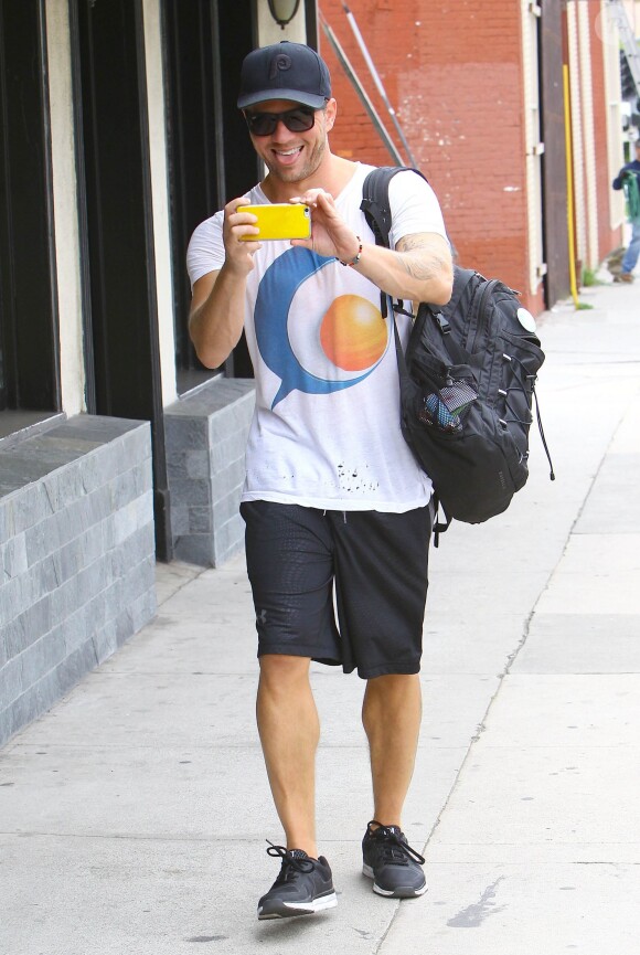 Ryan Phillippe à la sortie de son cours de gym à West Hollywood, le 14 mai 2015