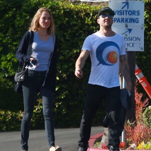 Exclusif - Reese Witherspoon et son ex-mari Ryan Phillippe se rendent à une réunion à l'école de leur fils Deacon à Brentwood, le 8 mars 2015.