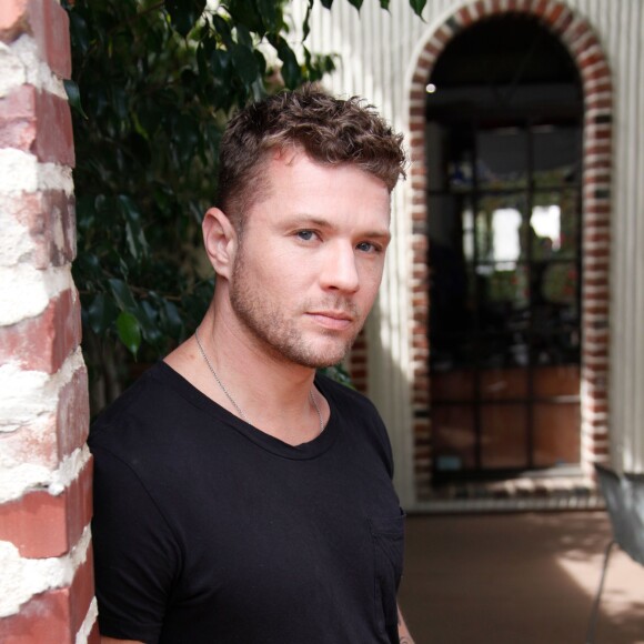 Ryan Phillippe en conférence de presse pour la série "Secrets & Lies". Le 17 mars 2015 à l'office du HFPA, à  West Hollywood.