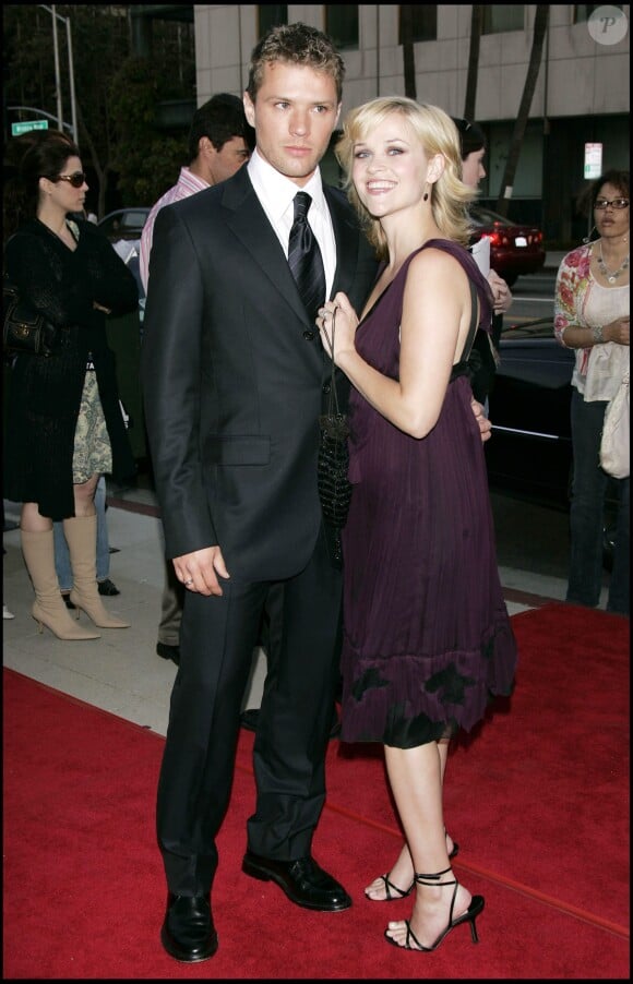 Reese Witherspoon et Ryan Phillippe à la première de Crash à Los Angeles, le 26 avril 2005