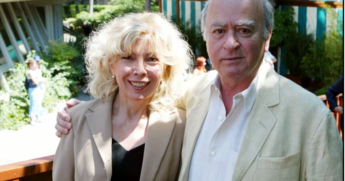 Wolinski et son épouse Maryse au Village RolandGarros, le 6