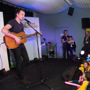 Brice Conrad - Lancement de la 27ème édition de l'Opération Pièces Jaunes au centre hospitalier (hôpital Delafontaine) de Saint-Denis, le 6 janvier 2015.06/01/2016 - Saint-Denis