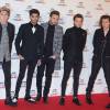 Le groupe One Direction (Niall Horan, Zayn Malik, Liam Payne, Louis Tomlinson, Harry Styles) - Soirée des "BBC Music Awards" à Londres, le 11 décembre 2014.