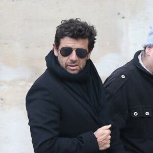 Patrick Bruel - Obsèques de Michel Delpech en l'église Saint-Sulpice à Paris, le 8 janvier 2016.