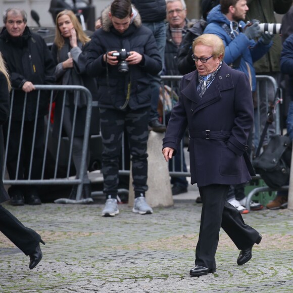 Orlando - Obsèques de Michel Delpech en l'église Saint-Sulpice à Paris, le 8 janvier 2016.