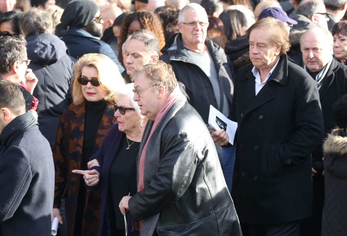 Photo Catherine Deneuve, Dominique Besnehard, Line Renaud, Daniel