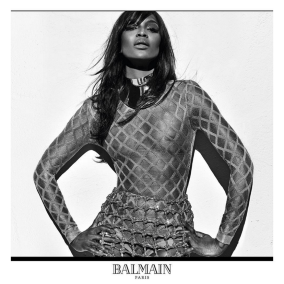 Campagne Balmain printemps/été 2016 (Naomi Campbell)