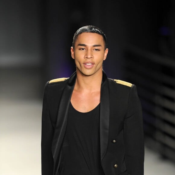 Olivier Rousteing - Défilé de mode "Balmain x H&M" au 23 Wall Street à New York, le 20 octobre 2015.  Balmain's H&M Fashion Show. New York on 20/10/201520/10/2015 - New York