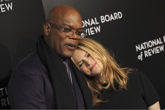 Samuel L. Jackson et Jennifer Jason Leigh au National Board of review gala 2015 à New York le 5 janvier 2016.