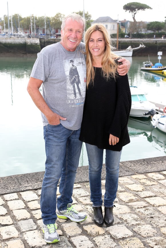 Mathilde Seigner et Yves Rénier au 14e Festival de la fiction TV de La Rochelle, à La Rochelle, le 14 septembre 2012