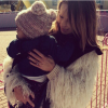 Katie Piper et sa fille Belle - Photo publiée le 12 octobre 2015