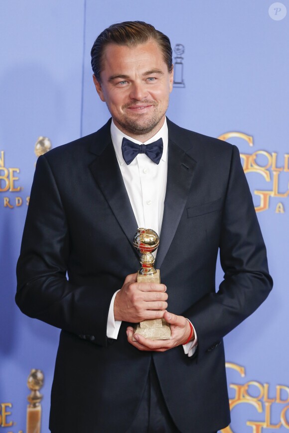 Leonardo DiCaprio - La 73e cérémonie annuelle des Golden Globe Awards à Beverly Hills, le 10 janvier 2016. © Olivier Borde/Bestimage