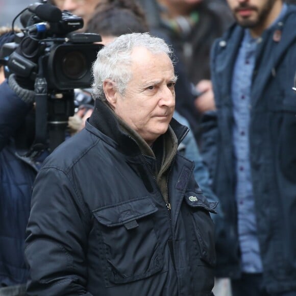 Daniel Prévost - Obsèques de Michel Galabru en l'église Saint-Roch à Paris le 12 janvier 2016.