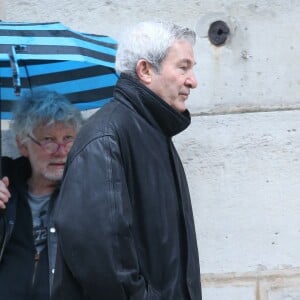 Martin Lamotte - Obsèques de Michel Galabru en l'église Saint-Roch à Paris le 12 janvier 2016.