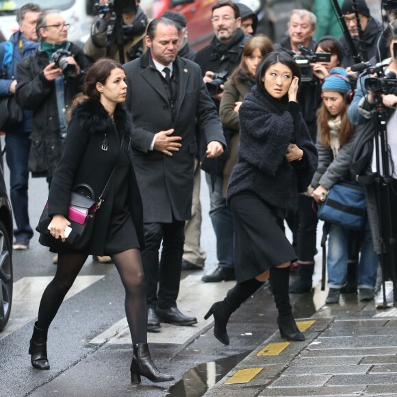 Fleur Pellerin - Obsèques de Michel Galabru en l'église Saint-Roch à Paris le 12 janvier 2016.