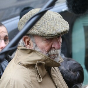 Jean-Pierre Marielle - Obsèques de Michel Galabru en l'église Saint-Roch à Paris le 12 janvier 2016.