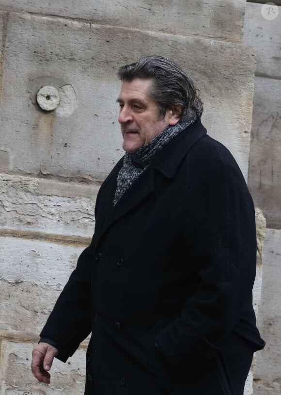 Jacques Frantz - Obsèques de Michel Galabru en l'église Saint-Roch à Paris le 12 janvier 2016.