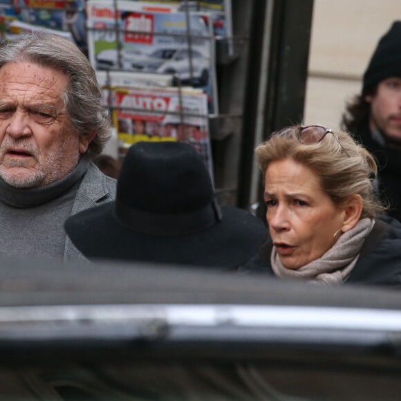 Obsèques de Michel Galabru en l'église Saint-Roch à Paris le 12 janvier 2016.