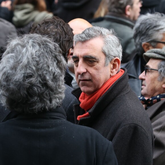 Obsèques de Michel Galabru en l'église Saint-Roch à Paris le 12 janvier 2016.