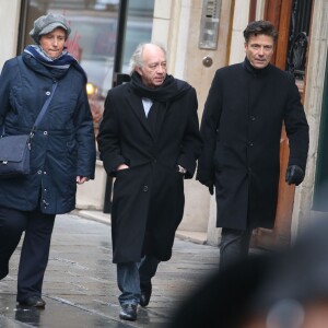 Obsèques de Michel Galabru en l'église Saint-Roch à Paris le 12 janvier 2016.