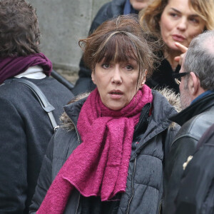 Obsèques de Michel Galabru en l'église Saint-Roch à Paris le 12 janvier 2016.