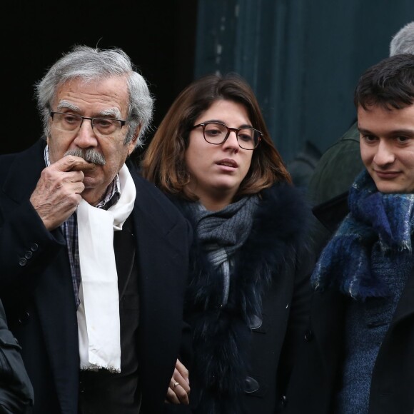 Obsèques de Michel Galabru en l'église Saint-Roch à Paris le 12 janvier 2016.