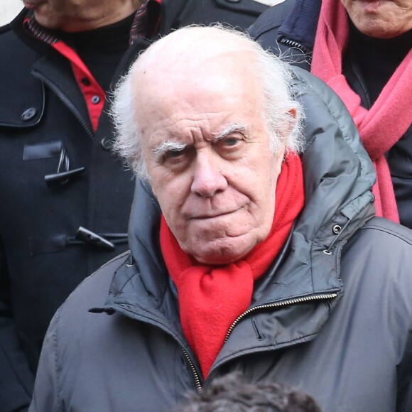 Jacques Balutin - Sorties - Obsèques de Michel Galabru en l'église Saint-Roch à Paris le 12 janvier 2016.