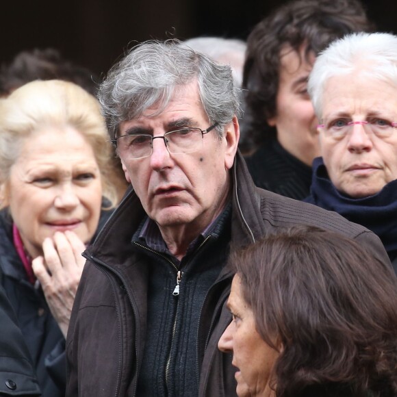 Bernard Menez - Sorties - Obsèques de Michel Galabru en l'église Saint-Roch à Paris le 12 janvier 2016.