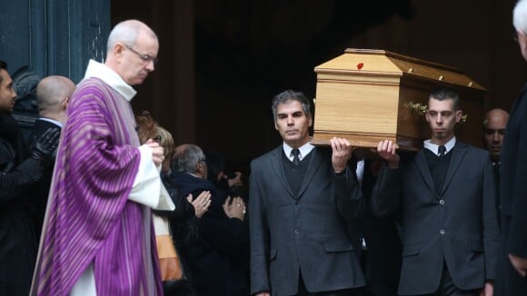 Obsèques de Michel Galabru en l'église Saint-Roch à Paris le 12 janvier 2016.