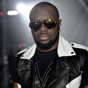 Exclusif - Maître Gims - Répétitions sur le plateau de l'émission "Bercy fête ses 30 ans - Le concert anniversaire" diffusée le 4 décembre 2015 sur TF1 en primetime à l'AccorHotels Arena à Paris, le 3 décembre 2015. © Veeren/Moreau/Bestimage