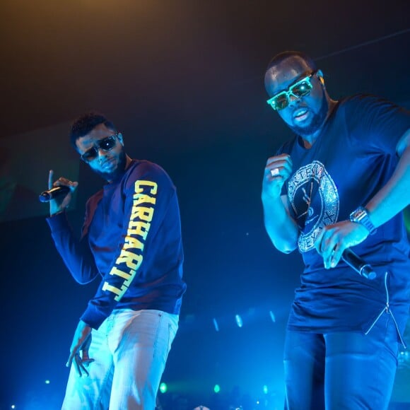 Maître Gims et Lefa en concert à l'AccorHotels Arena (Bercy) à Paris le 14 décembre 2015 © Lionel Urman / Bestimage