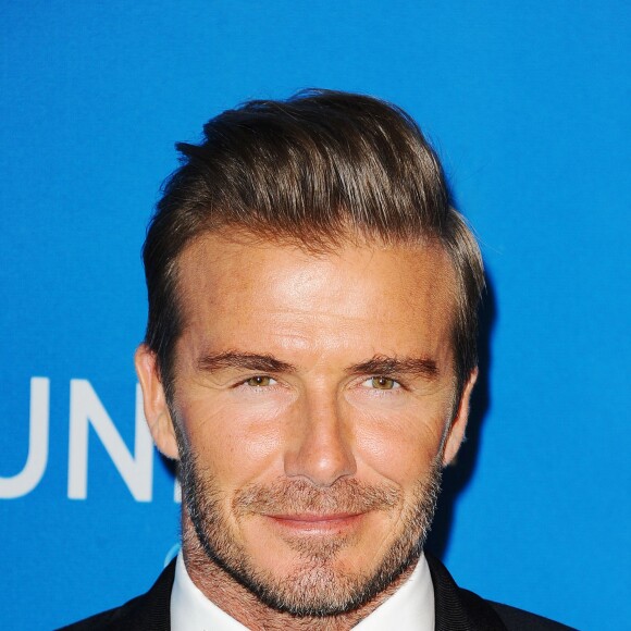 David Beckham au bal de l'UNICEF en l'honneur de David Beckham à Los Angeles, le 12 janvier 2016.