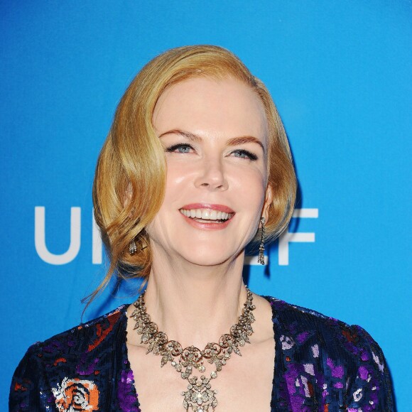 Nicole Kidman au bal de l'UNICEF en l'honneur de David Beckham à Los Angeles, le 12 janvier 2016.