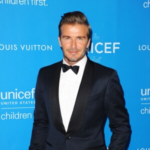 David Beckham au bal de l'UNICEF en l'honneur de David Beckham à Los Angeles, le 12 janvier 2016.