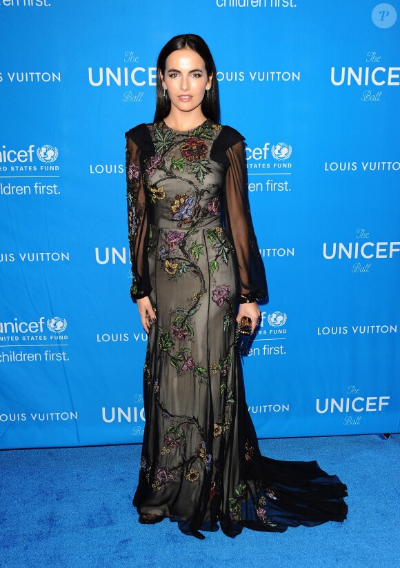 Camilla Belle au bal de l'UNICEF en l'honneur de David Beckham à Los Angeles, le 12 janvier 2016.