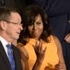 La First Lady Michelle Obama - Barack Obama s'exprime au Capitole à Washington, pour son dernier discours sur l'état de l'Union, le 12 janvier 2016