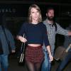 Taylor Swift arrive à l'aéroport de LAX à Los Angeles le jour de son anniversaire, le 13 décembre 2015