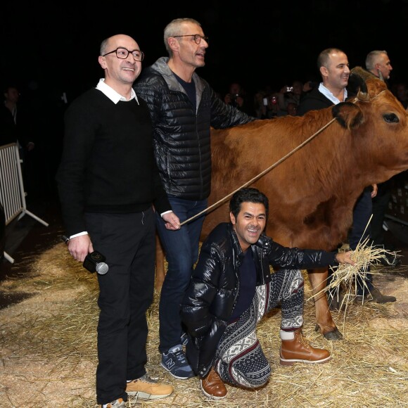 Lambert Wilson, Fatsah Bouyahmed, Jamel Debbouze, Mohamed Hamidi - 19e Festival International du film de Comédie de l'Alpe d'Huez le 14 Janvier 2016.