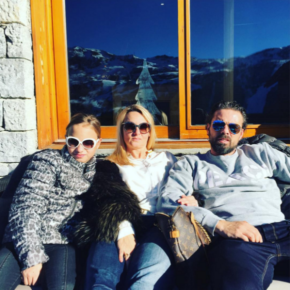 Fabrice Fiorèse avec sa famille - Photo publiée le 27 décembre 2015