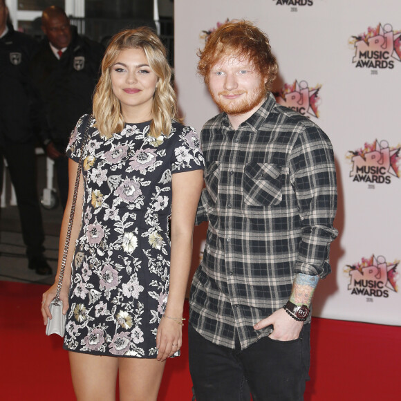 Louane Emera, Ed Sheeran - Arrivées à la 17ème cérémonie des NRJ Music Awards 2015 au Palais des Festivals à Cannes, le 7 novembre 2015. © Christophe Aubert via Bestimage