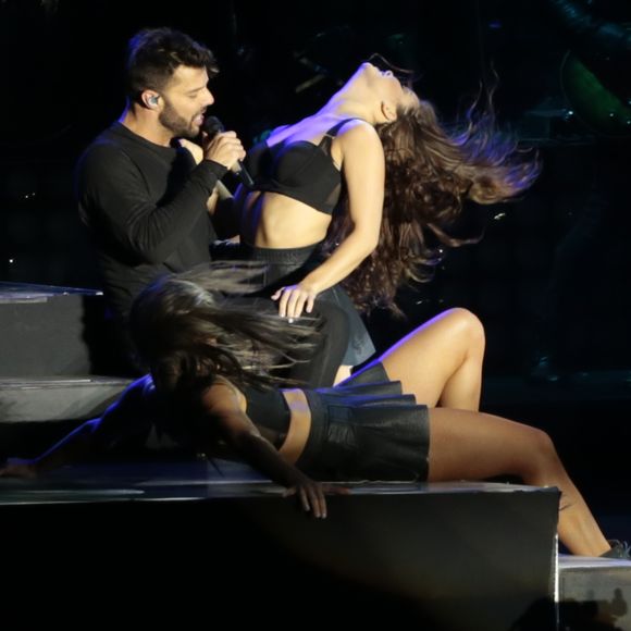 Ricky Martin en concert à Hermosillo au Mexique le 27 décembre 2014