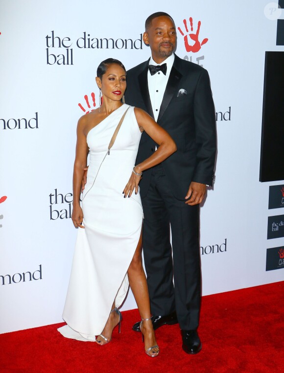 Will Smith et sa femme Jada Pinkett - Soirée de la 2e édition du "Diamond Ball " à Santa Monica le 10 décembre 2015.