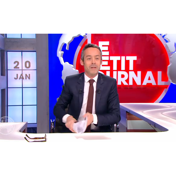 Yann Barthes le 20 janvier 2016 dans Le Petit Journal.