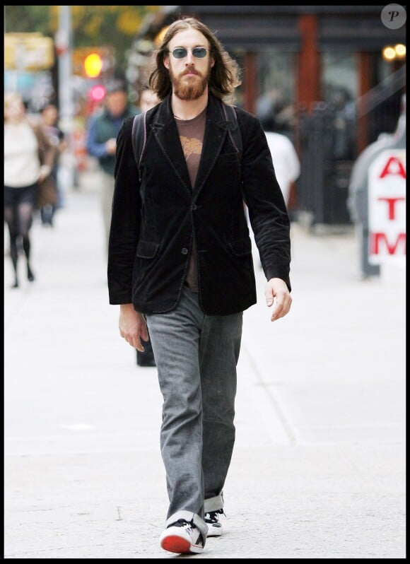 Chris Robinson dans les rues de New York, le 31 octobre 2009