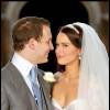 Lord Frederick Windsor et Sophie Winkleman lors de leur mariage à Hampton Court le 12 septembre 2009. Le couple a accueilli le 16 janvier 2016 son deuxième enfant, Isabella.