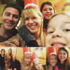 L'actrice Jodie Sweetin, ses enfants et son fiancé Justin Hodak. Janvier 2016.