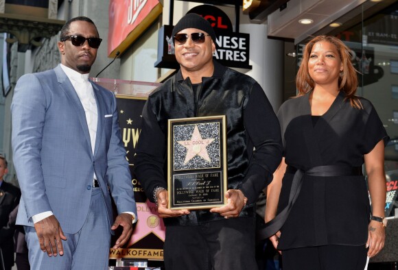 Sean 'Diddy' Combs et Queen Latifah sont venus asssiter à la cérémonie qui récompense la carrière de LL Cool J qui a reçu son étoile sur le Hollywood Walk of Fame à Los Angeles, le 21 janvier 2016