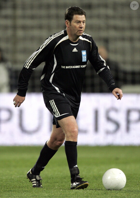 Chris Waddle lors du match de charlité pour le PNUD de l'ONU, le 19 mars 2007 au stade Vélodrome de Marseille