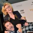 Guy Lecluyse et Ariane Massenet - Soirée lors de l'avant-première du film "Les Tuches 2" au VIP Room à Paris le 25 janvier 2016