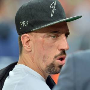 Franck Ribéry avant le quart de finale de Ligue des Champions entre le Bayern Munich et le FC Porto à Munich, le 21 avril 2015